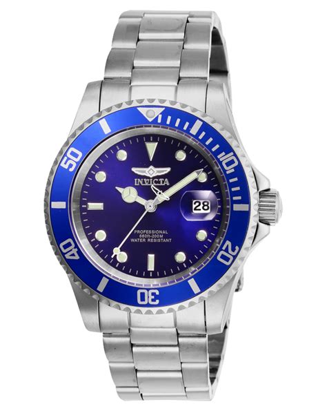 Invicta Mens Pro Diver Blue Quartz Watch Alexander Clocks And Watches