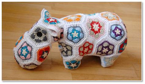 African Flower Crochet Hippo Pattern Home Alqu