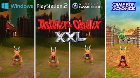 Asterix Obelix Xxl Pc Vs Playstation Vs Gamecube Vs Gba