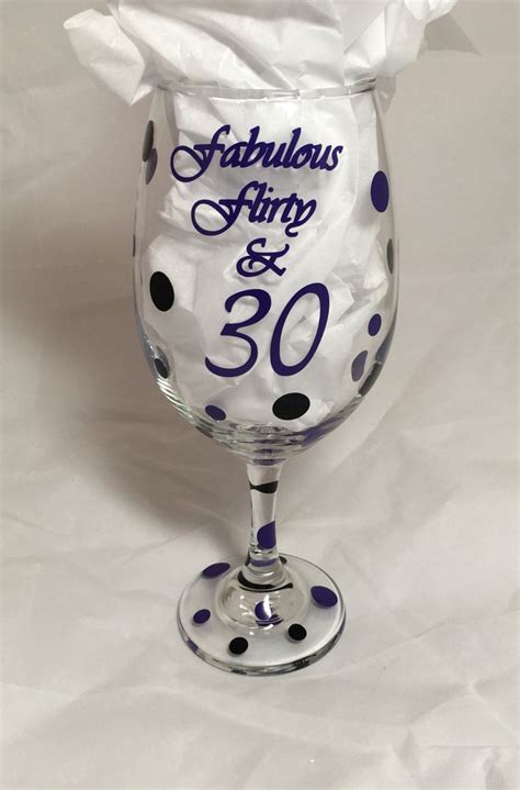 30th Birthday Party Flirty And 30 Birthday Party Fabulous 30th Flirty 30 Wine Glass 30th Bir