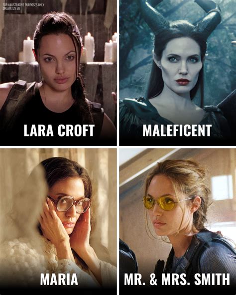 DramatizeMe - Angelina Jolie: Four iconic roles, one legendary star. ️
