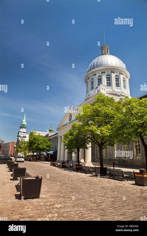 The Marche Bonsecours Is A Historic Market In Old Montreal Quebec