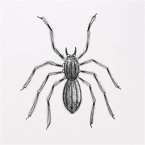 How To Draw A Spider With Amazing Details 🕷️