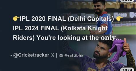 Ipl Final Delhi Capitals Ipl Final Kolkata Knight Riders