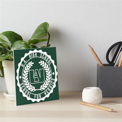 "MHA UA LOGO" Art Board Print by kbcunanan | Redbubble