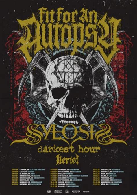 News Fit For An Autopsy K Ndigen Neue Tourdaten F R Europa An