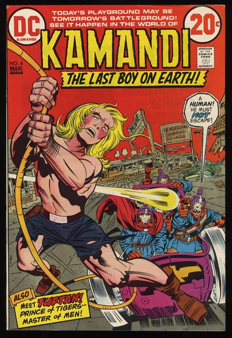 Kamandi The Last Boy On Earth 4 NM 9 2 The Devil S Arena Jack Kirby