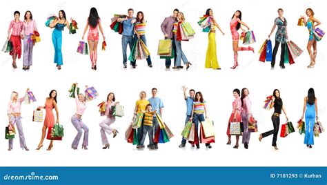 Shopping people stock image. Image of women, mall, pretty - 7181293