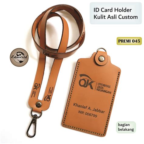 Id Card Holder Kulit Slot Kartu Edworld Premium Store