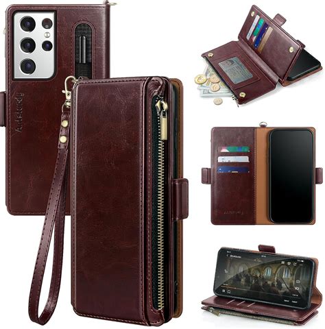 Amazon Antsturdy Samsung Galaxy S Ultra G Case Wallet With Card