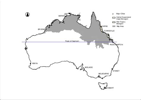 1 The Extent Of The Map Of The Australian Tropical Savannas Download