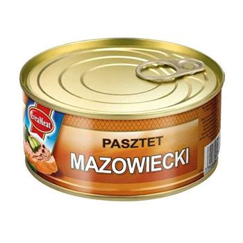 Foodshop ua Паштет MAZOWIECKI Evra Meat Pasztet MAZOWIECKI 300 г