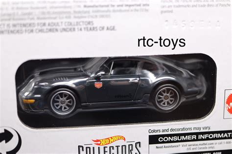 Hot Wheels Porsche 964 RLC RESERVED FOR TREY Town Green