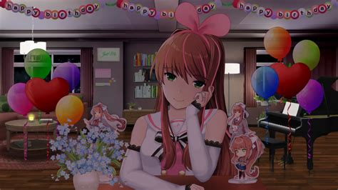 Celebrating Monika's Birthday! (Monika After Story) : r/DDLC