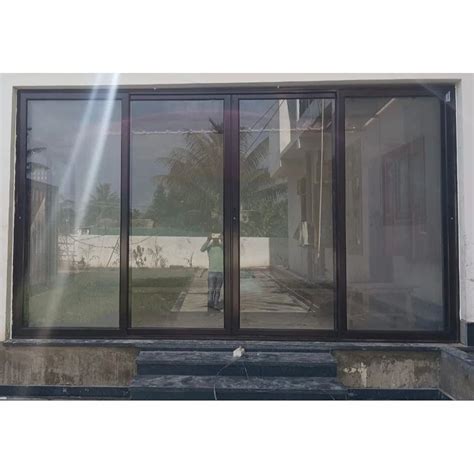 Black Aluminum Sliding Window At Rs Sq Ft Aluminium Domal Window