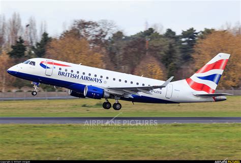 G Lcyg British Airways City Flyer Embraer Erj At