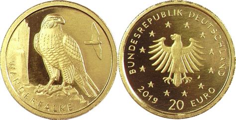 Deutschland BRD Germany 20 Euro 2019 J 1 8 Oz Wanderfalke