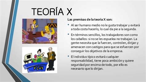 Teoría X Y Teoría Y