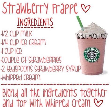 diy starbucks drinks frappuccino - Lincoln Janssen