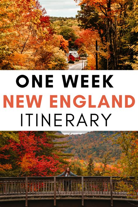 Ultimate One Week Fall Foliage Itinerary For New England Luxme