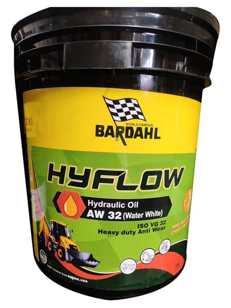 Anti Wear Heavy Vehicle Bardahl Hyflow Aw 32 Hydraulic Oil For