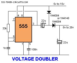 12v Voltage Doubler Circuit Diagram Dc