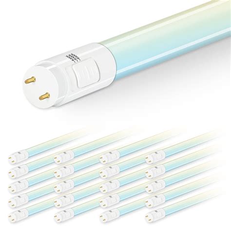 20 Pack 3CCT 4FT LED T8 Hybrid Type A B Light Tube 18W 4000K 5000K