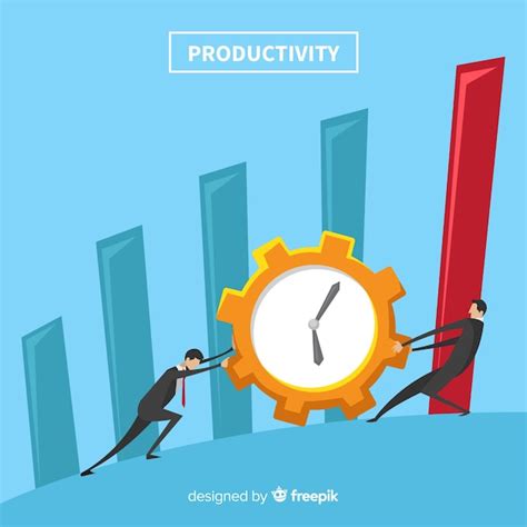 Free Vector Colorful Hand Drawn Productivity Concept