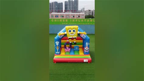 Spongebob Squarepants Inflatable Bounce House 🎉💫 Spend Happy Time With