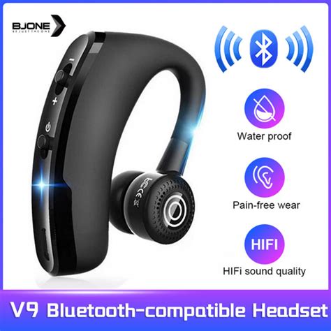 Popular V9 PUBG Headphones Business Bluetooth Headset Ear Mounted