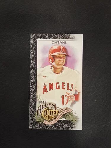 2022 Topps Allen Ginter Mini Black Border 58 Shohei Ohtani For