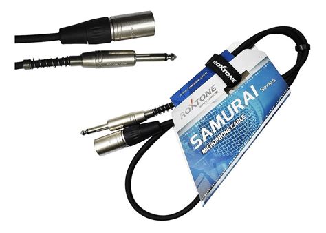 Cable Roxtone Smxj L Plug Mn A Xlr Macho Metro Premium Audiostaf