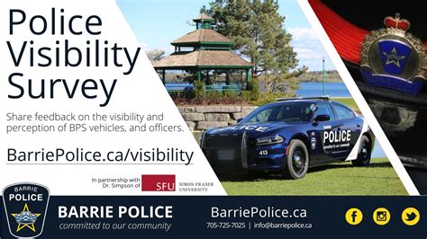 Barrie Police On Twitter Share Feedback On The Visibility And