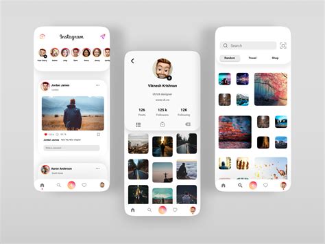 Instagram Redesign By Viknesh Krishnan On Dribbble