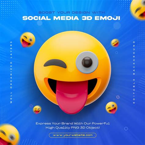 El Icono De Emoji De La Cara Parpadeante Con La Lengua Es Una