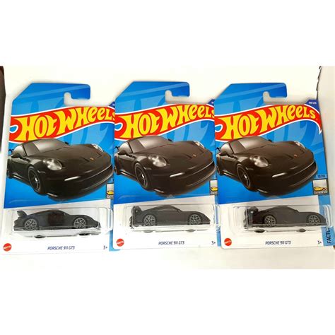 Hot Wheels Lote X Porsche Gt Preto Shopee Brasil