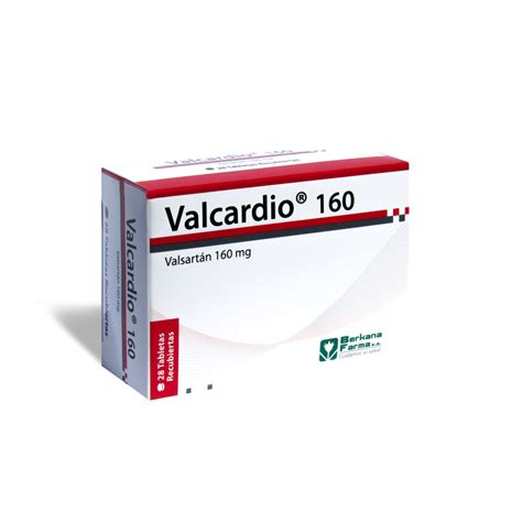 Valcardio 160 Mg Tab Rec X 28 Berkanafarma S A