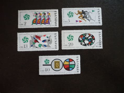 Stamps Bulgaria Scott 1659 1663 CTO Set Of 5 Stamps Europe