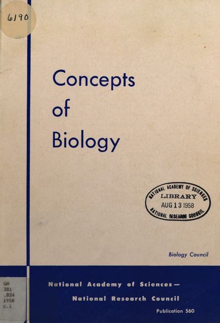 Concepts of Biology | The National Academies Press