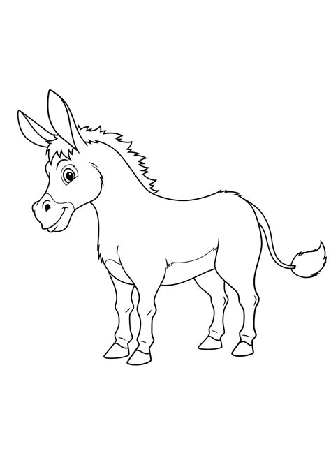 64 Dibujos Para Colorear De Burros ColoringPagesOnly