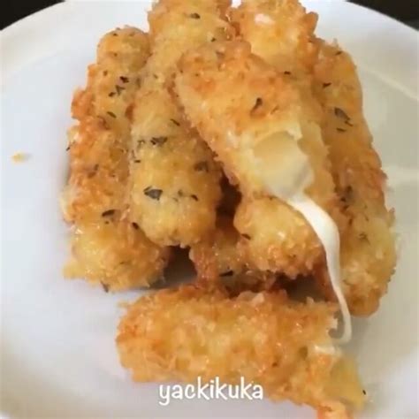 Resep Olahan Keju Mozzarella Stick Nikmat Mudah Dan Simpel