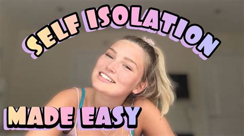 How To Survive Self Isolation Robyn Emily Youtube