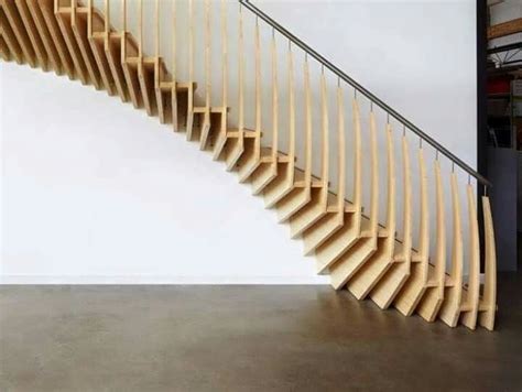 Pin de kusno utomo en stairs Escaleras de madera Diseño moderno de