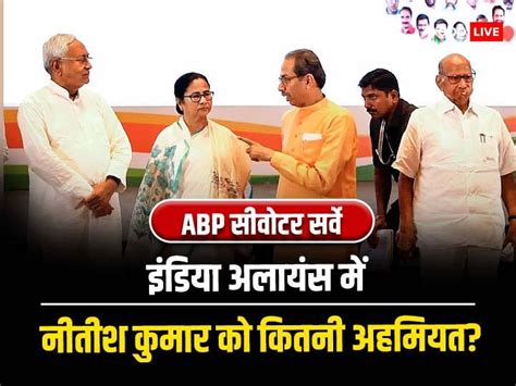 Abp News C Voter Survey How Much Bihar Cm Nitish Kumar Words Are