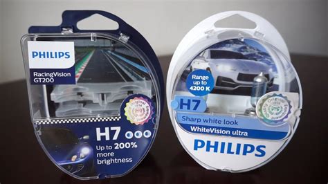 Philips RacingVision GT200 200 Vs WhiteVision Ultra YouTube