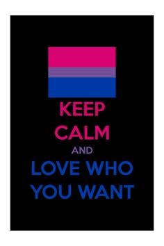 KEEP CALM And Have Love Who You Want BiSexual Is A By SLANTEDmind Lesbian Pride Lgbt