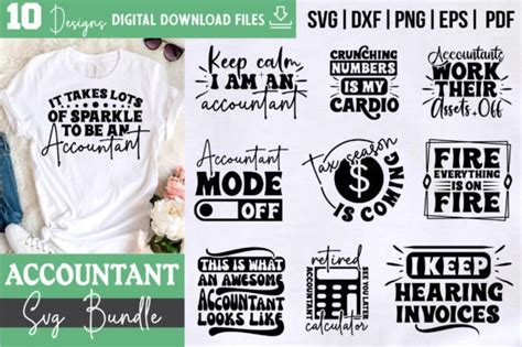 Accountant Svg Designs Bundle Graphic By Belysvgbundlefiles · Creative