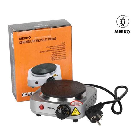 Jual Merko Kompor Listrik Mini Hot Plate Plat Panas W Merko Mangrove Putih Hitam Shopee