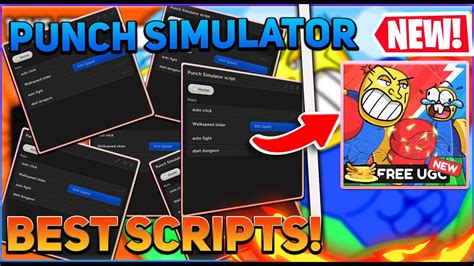 New Punch Simulator Script Gui Hack Auto Farm Dungeons Free