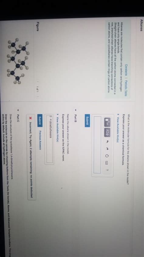 Solved Alkanes What is the molecular formula for the alkane | Chegg.com 